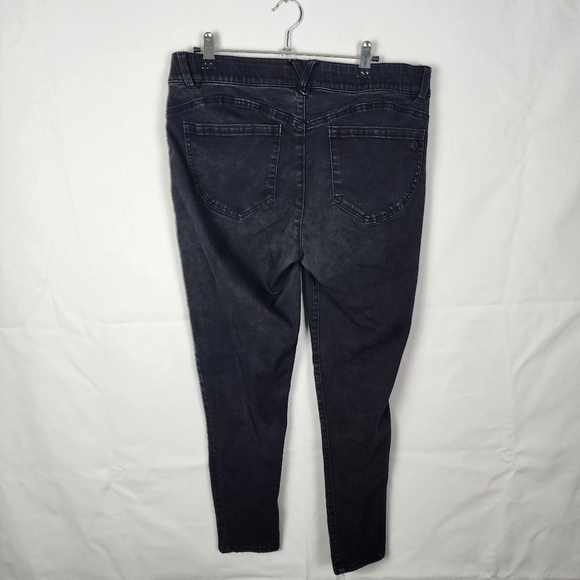 Democracy "Ab"technology Black Skinny Jeans SIZE 12 - Picture 2 of 6